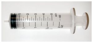 Eccentric Tip Syringes with Luer Slip and Caps 50 - 60 ml 25 ct