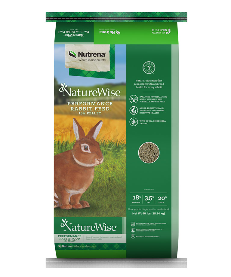 Nature Wise Performance Rabbit Pellet 18%