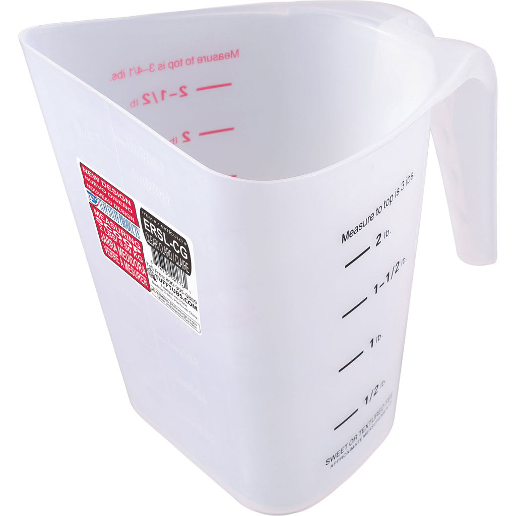 Tuff Stuff Ergonomic Wet or Dry Measuring Scoop - 2lb