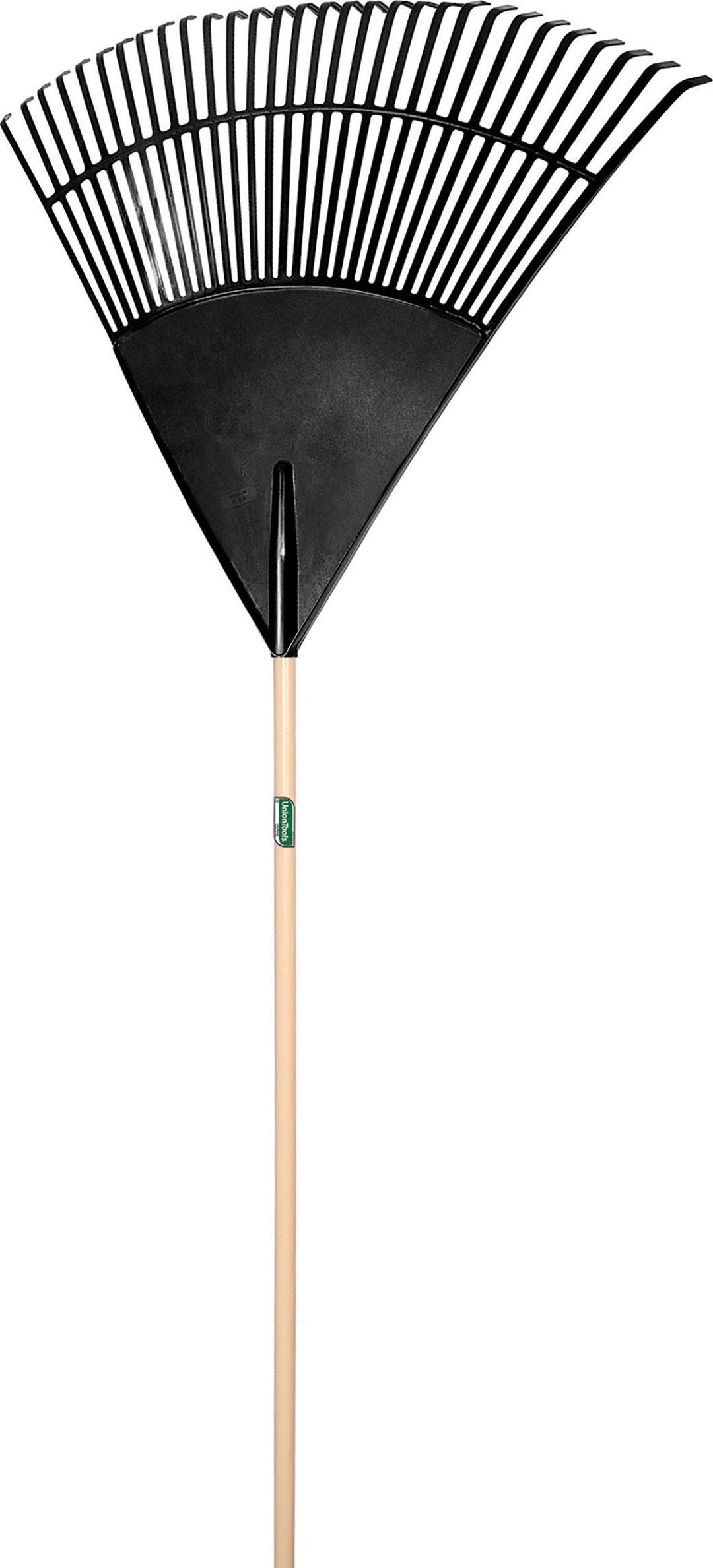Union Tools 30" Poly Lawn and Leaf Rake with Hardwood Handle