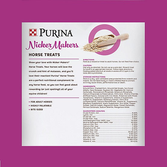 Purina Nicker Makers Horse Treats, 3.5 lb
