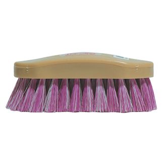 Grip Fit Large Soft Bristle Multicolor Grooming Brush