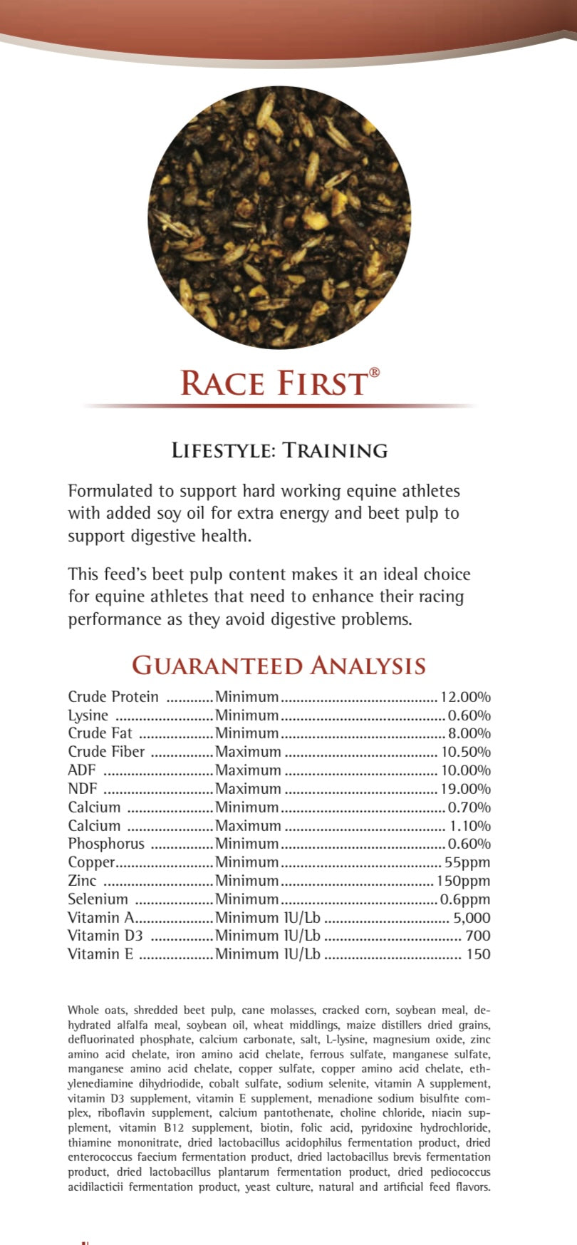 Excel Equine Race First 50lbs
