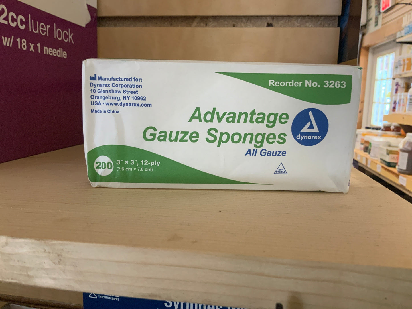 Advantage gauze sponges 3x3 12ply