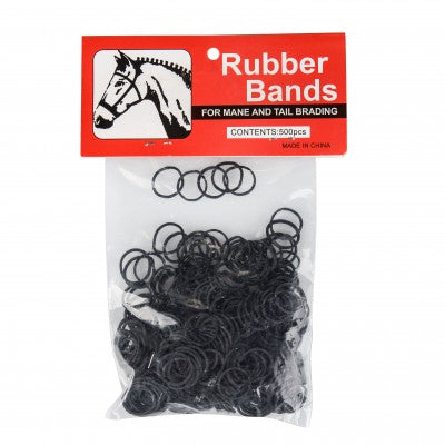 Braiding Bands 500ct Black