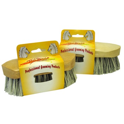 Tail Wrap Medium Grey Union Fiber Grooming Brush