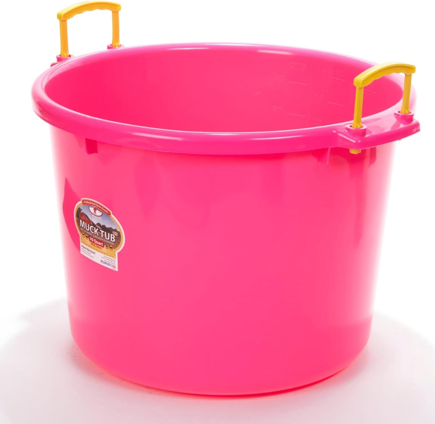Pink Little Giant Muck Tub 70 qt