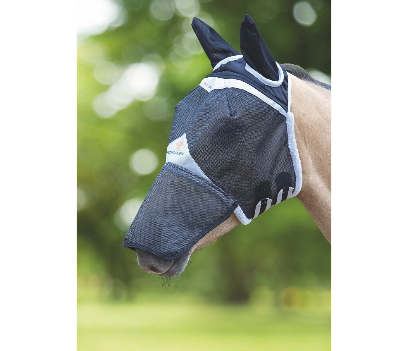 Pro Fly Guard Fine Mash Fly Mask- with Ears and Nose