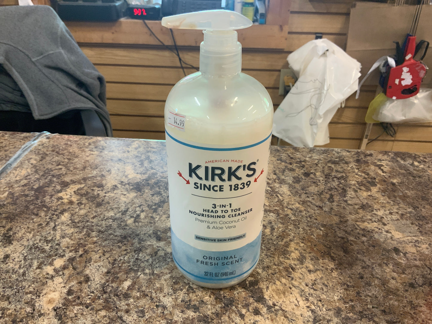 Kirk’s 3 in 1 nourishing cleaner