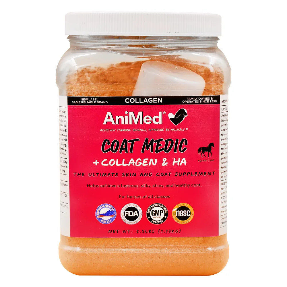 Coat Medic + Collagen & HA for Horses