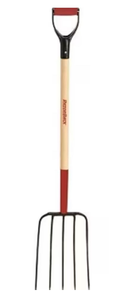Razor-Back 5- oval tine fork with grip