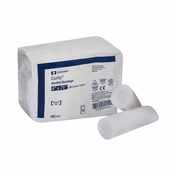 Curity stretch Gauze 4”x75” 12ct