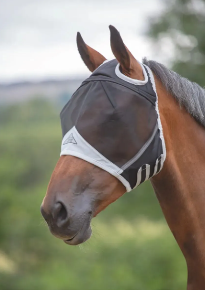Fly Guard Pro Fine Mesh Fly Mask - w/Ear Holes