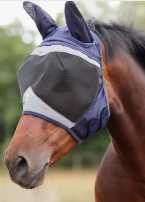 FlyGuard Pro Fine Mesh Fly Mask With Ear Holes