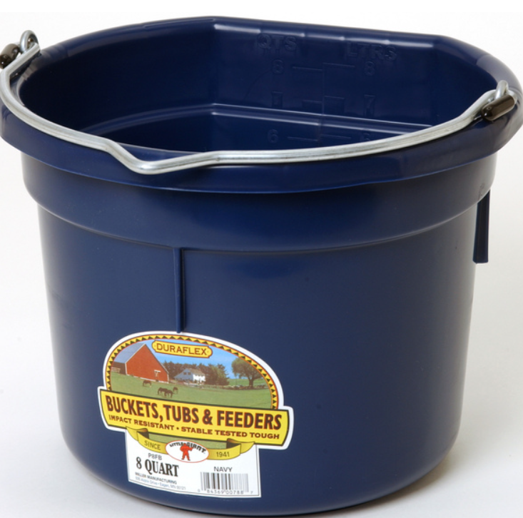 Little Giant Flat Back 8qt Bucket
