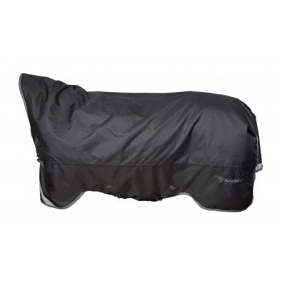 Defender Titanium 1200D High-neck Turnout Sheet- Black