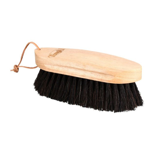 Tough1 Wood Block Horsehair Brush - Black/White