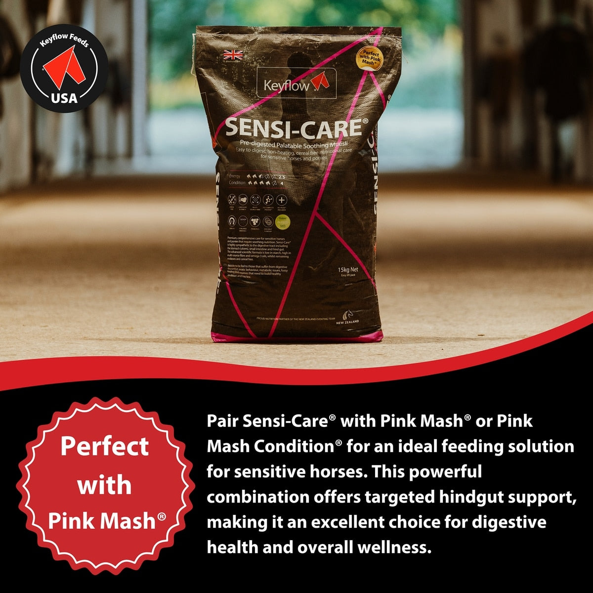 Keyflow Feeds Sensi-Care Low Sugar, Low Starch & High Fat Horse Feed