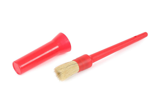 1142A  EZI-GROOM Plastic Hoof Oil Brush Red
