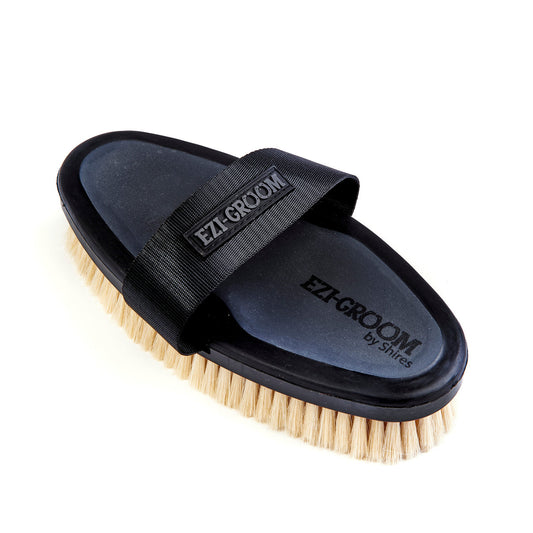 1399  EZI-GROOM Grip Body Brush with Goat Hair