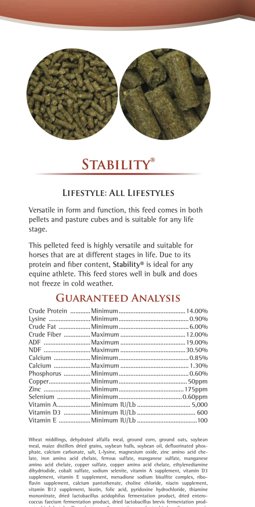 Excel Equine Stability 50lbs