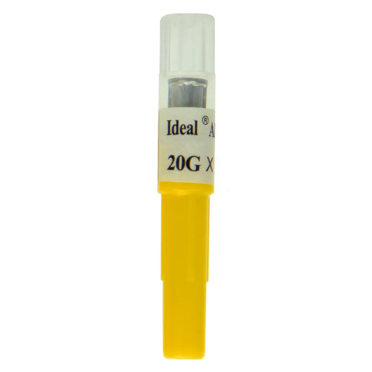 VetriJec Aluminum Hub Needle 20 ga x 1"