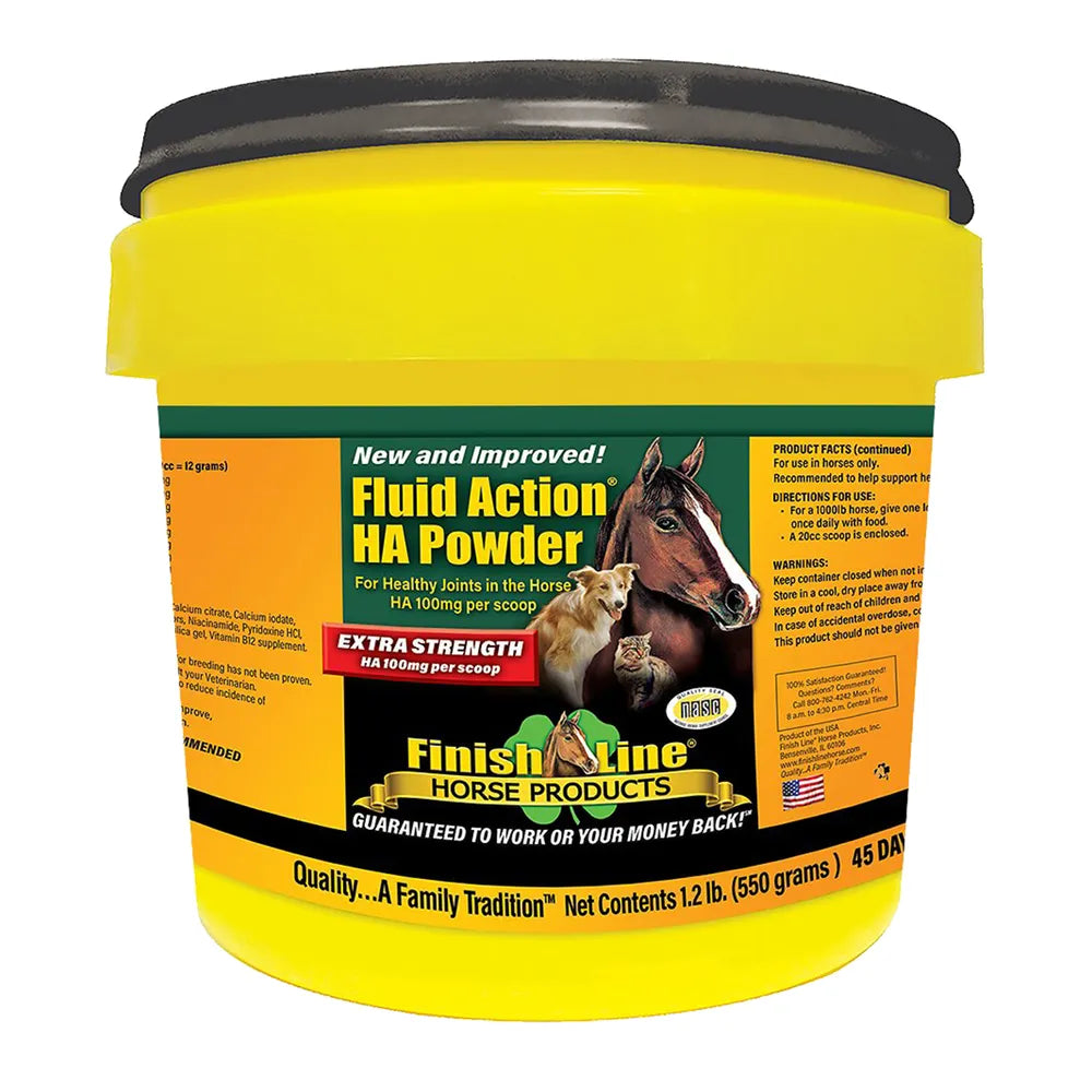 Finish Line Fluid Action HA Joint Supplement - Powder, 1.2 lbs