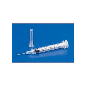 Monoject Syringes with Needles 3 cc Luer Slip Vet Pack 20 ga x 1" - 100 ct