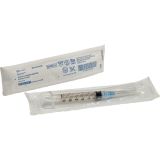 Kenvet Syringe with Needles 3 cc Luer Lock 22 ga x 1.5" 100 ct