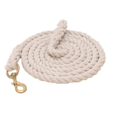 Gatsby Cotton Lead w/ Bolt Snap - White