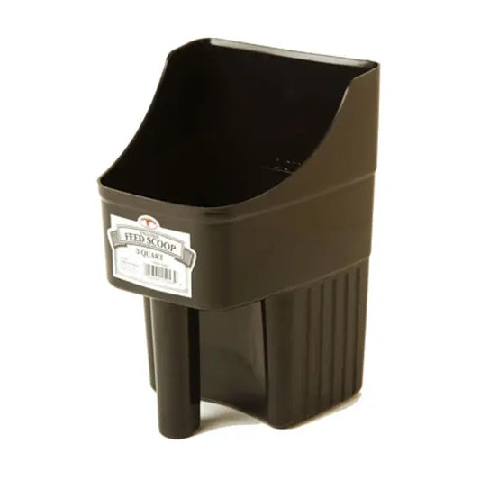 Little giant feed scoop 3 qt BLACK