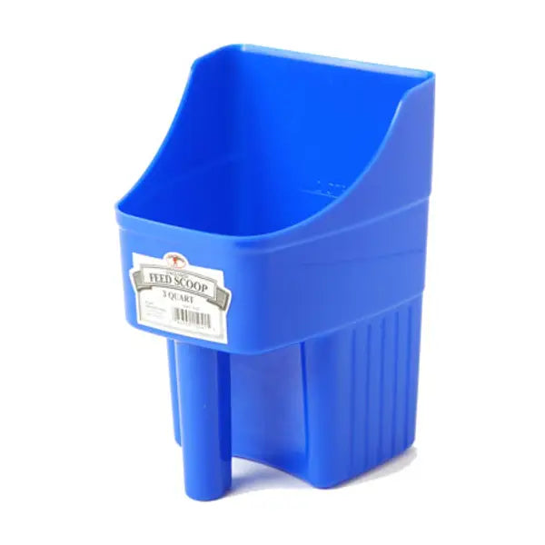 Little giant feed scoop 3 qt BLUE