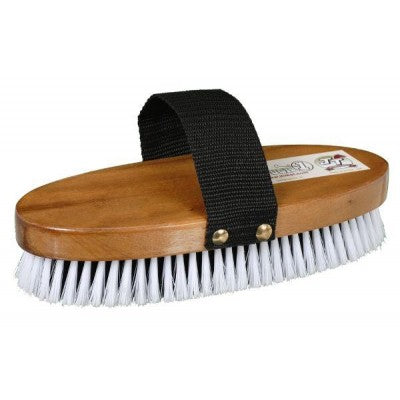 Short Fine Soft Bristle Oval Body Brush