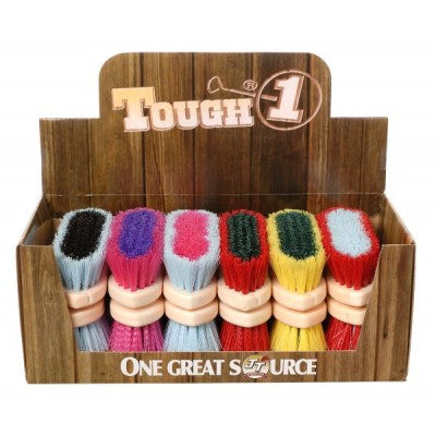 Two Tone Medium Stiff Bristle Grooming Brush