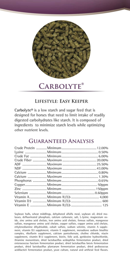Excel Equine Carbolyte 50lbs