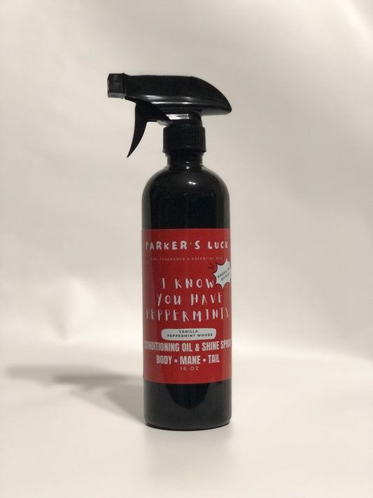Parkers Luck Peppermint Shine Spray 16oz