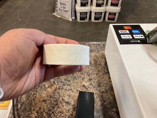 White Porous Tape 1"