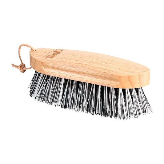 Tough1 Wood Block Medium Bristle Brush - Black/white