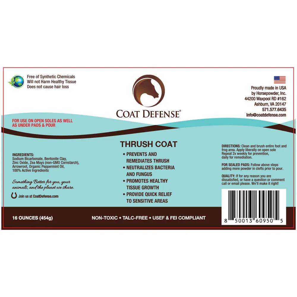 Coat Defense Thrush Coat for Horses