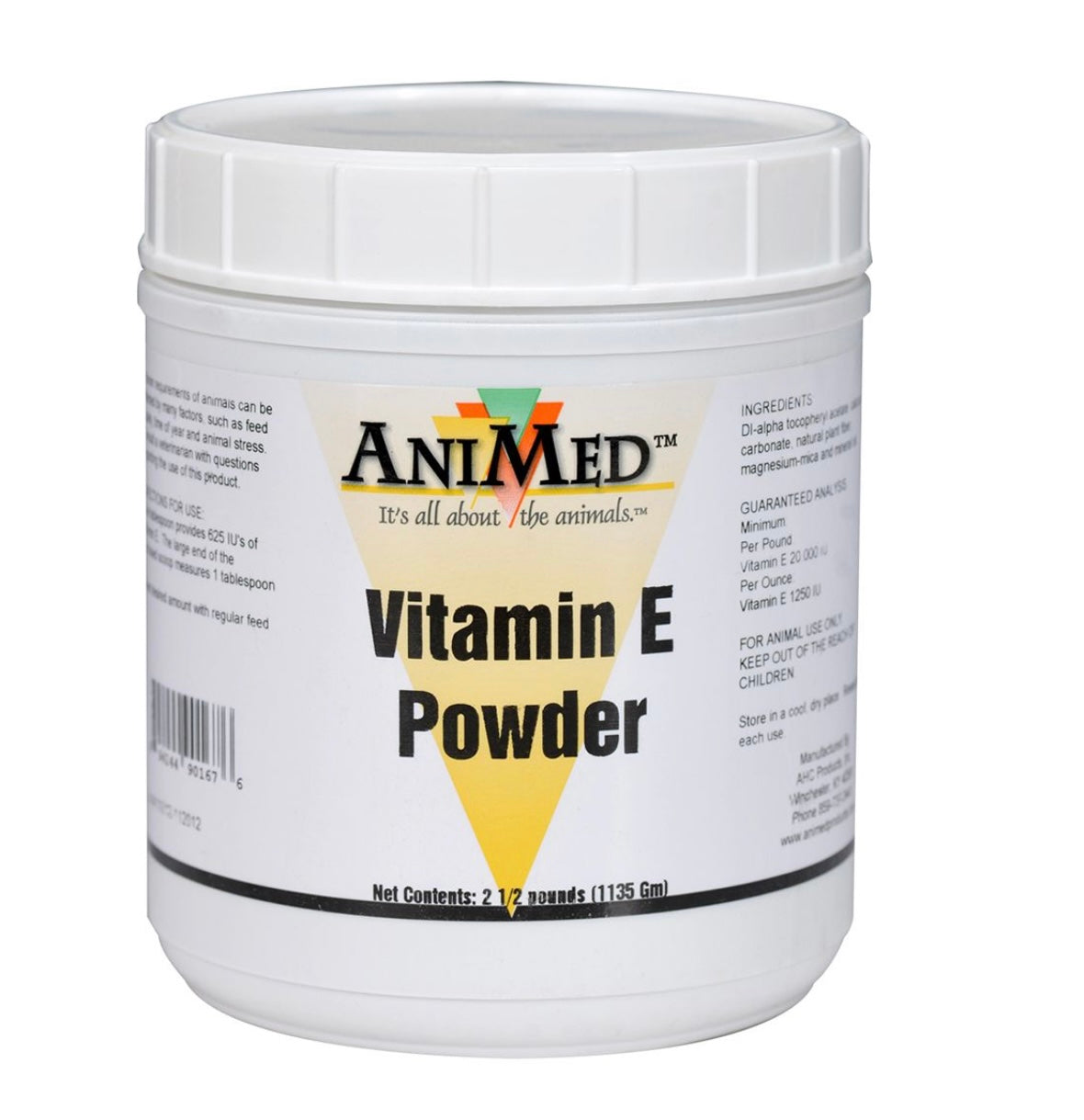 AniMed Vitamin E Powder for Horses 2.5lbs