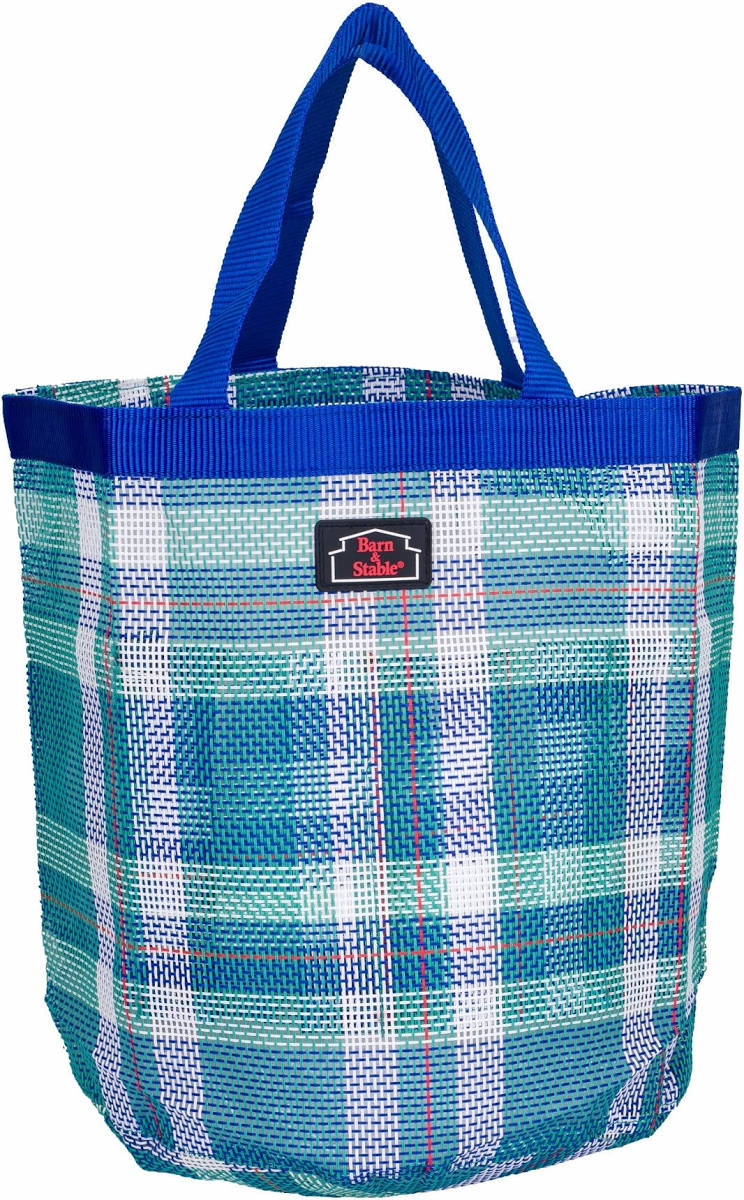 Barn & Stable Mesh Grooming Tote - Turquoise