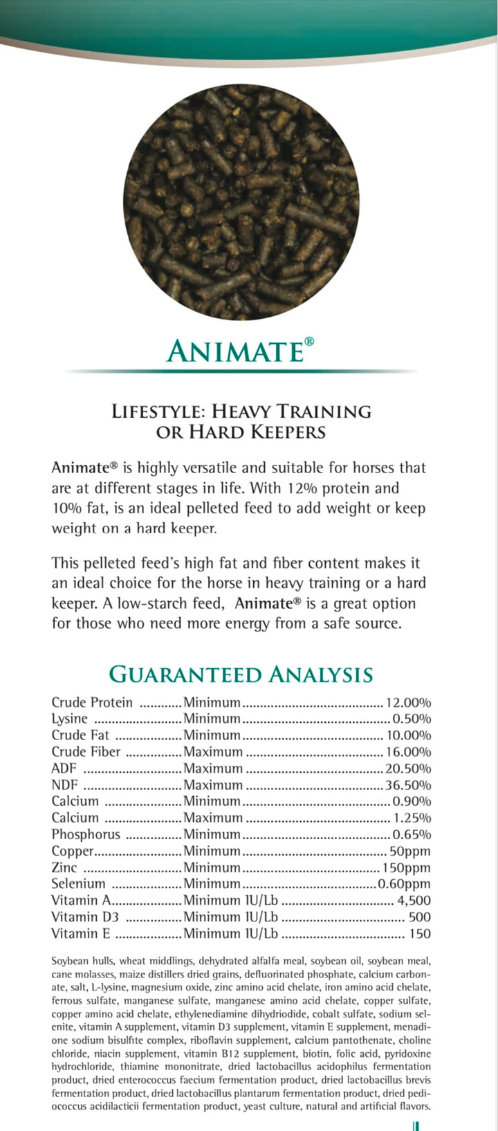 Excel Equine Radiate® /Animate 50lbs