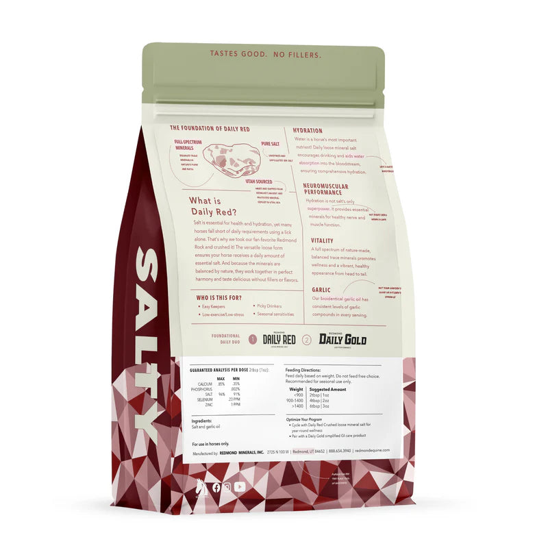 Daily Red® Crushed™ Garlic - Mineral Supplement For Horses 5lbs