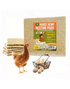 Hurdz Hemp Nesting Pads for Chicken Coops – 13"x13" (5 Pack)