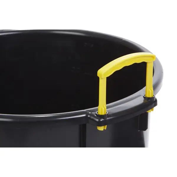 Muck Tub 70qt - Black w/ Plastic Handles