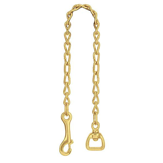 Lead Chain, 24", Brass Plated