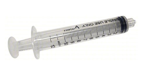 Syringes 10cc - 12cc Luer Lock