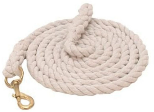 1/2in 10ft Cotton Lead with Snap