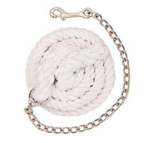 1/2in 10ft Cotton Lead with Stud Chain