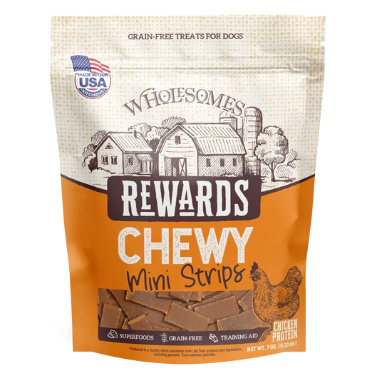 Wholesome Rewards Chewy Mini Strips - Chicken